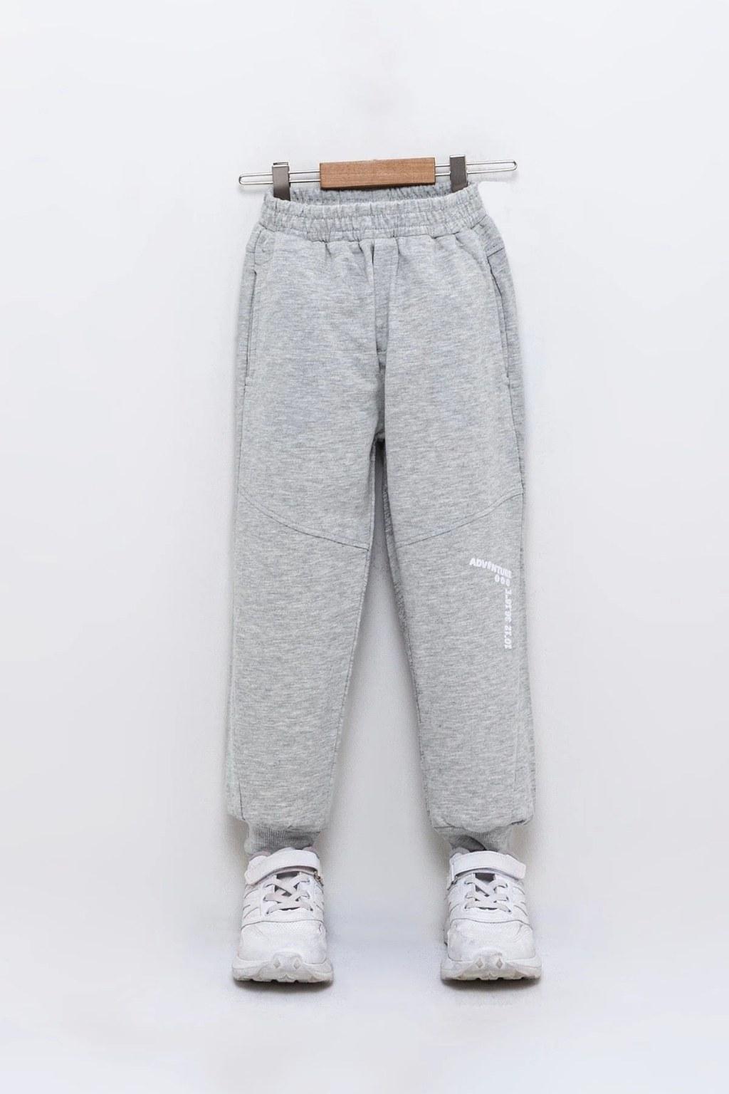 Erkek Çocuk 5-8 Yaş Tek Alt Gri