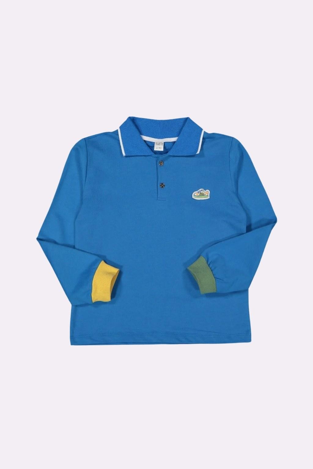 Erkek Çocuk 6-9 Yaş Ayakkabı Desen Sweat Mavi