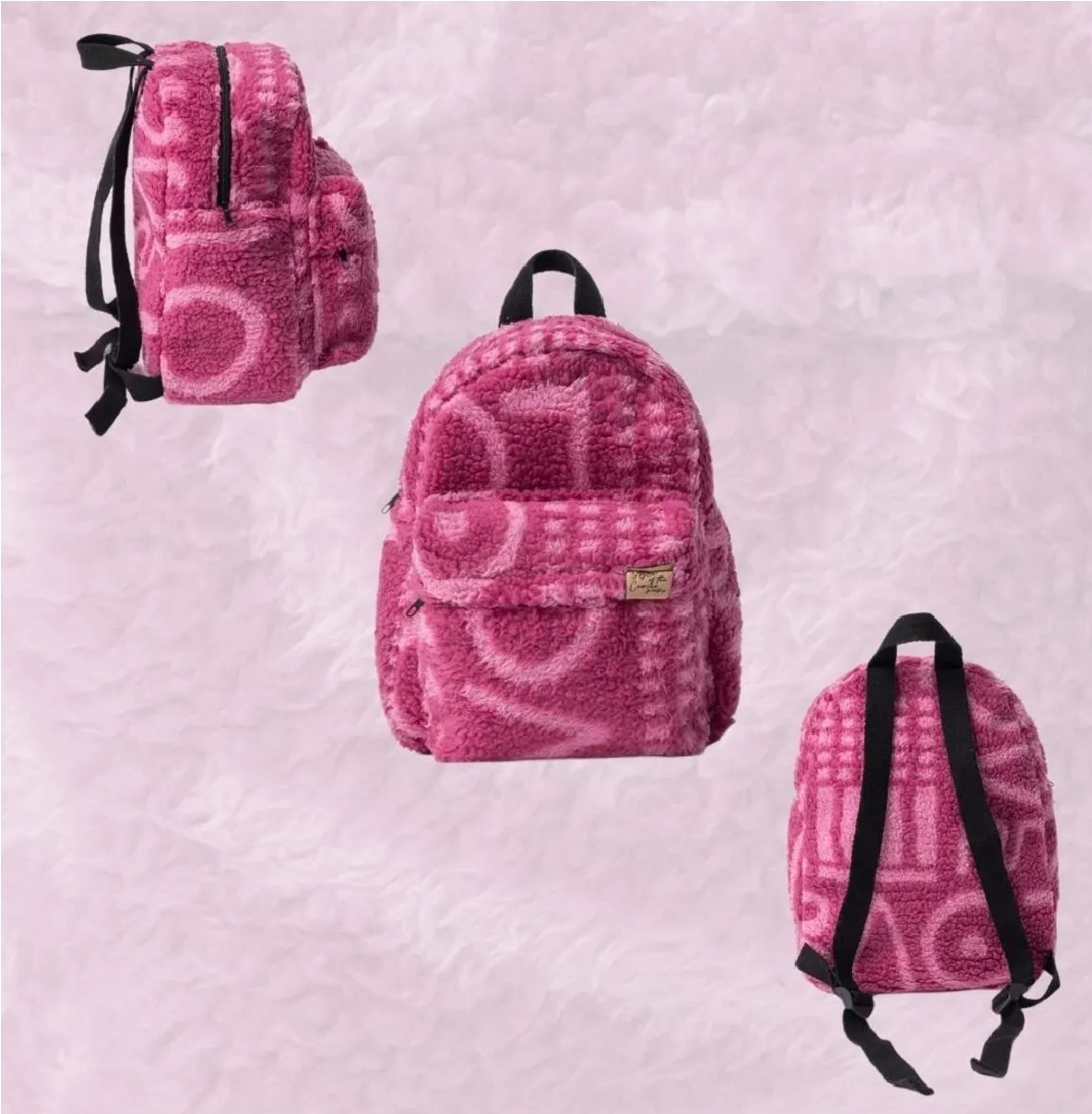 Kız Çocuk Peluş Sırt Çantası