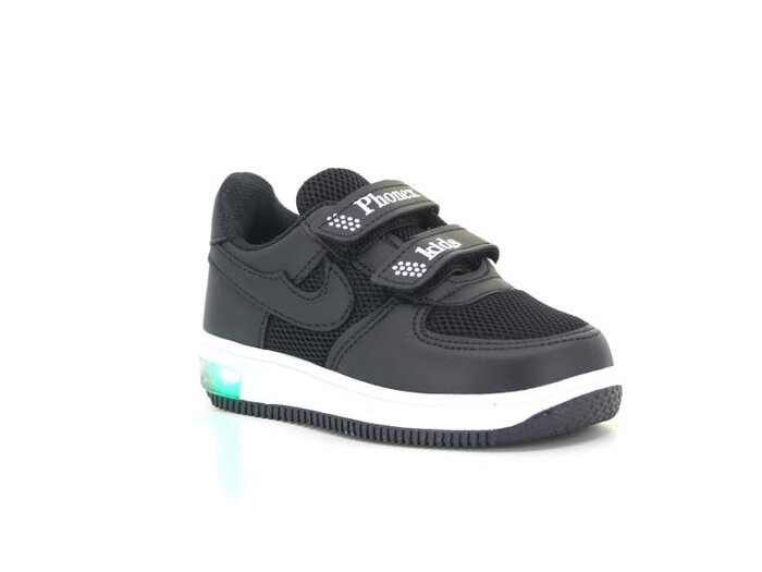 Erkek Çocuk Işıklı Cırtlı Spor Ayakkabı