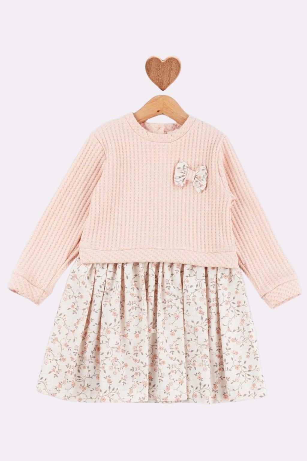 Kız Çocuk 2-5 Yaş Üstü Triko Elbise