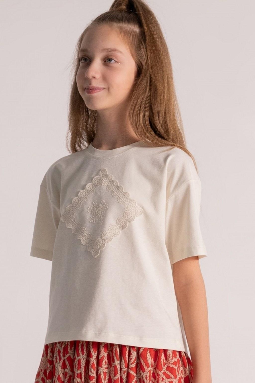 Kız Çocuk 4-9 Yaş Krem Badi