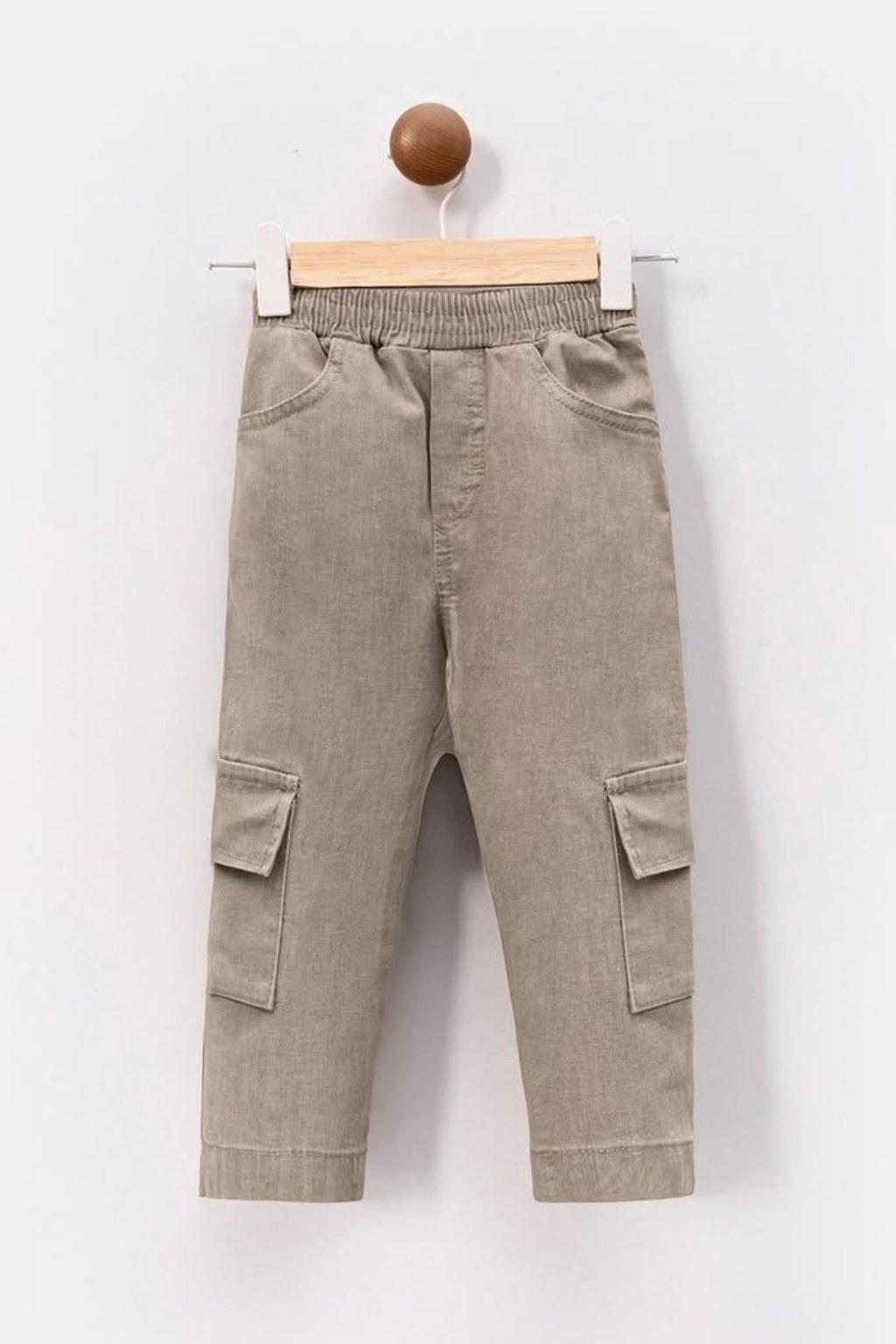 Erkek Çocuk 4-8 Yaş Kargo Cepli Pantolon