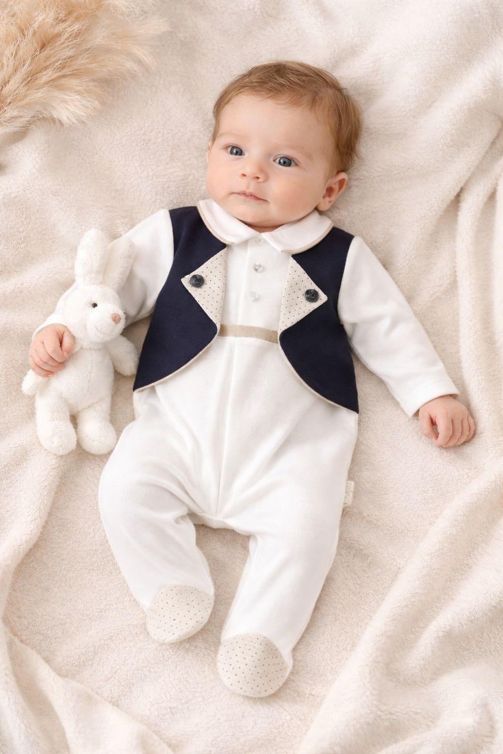 Erkek Bebek 0-6 Ay Tulum