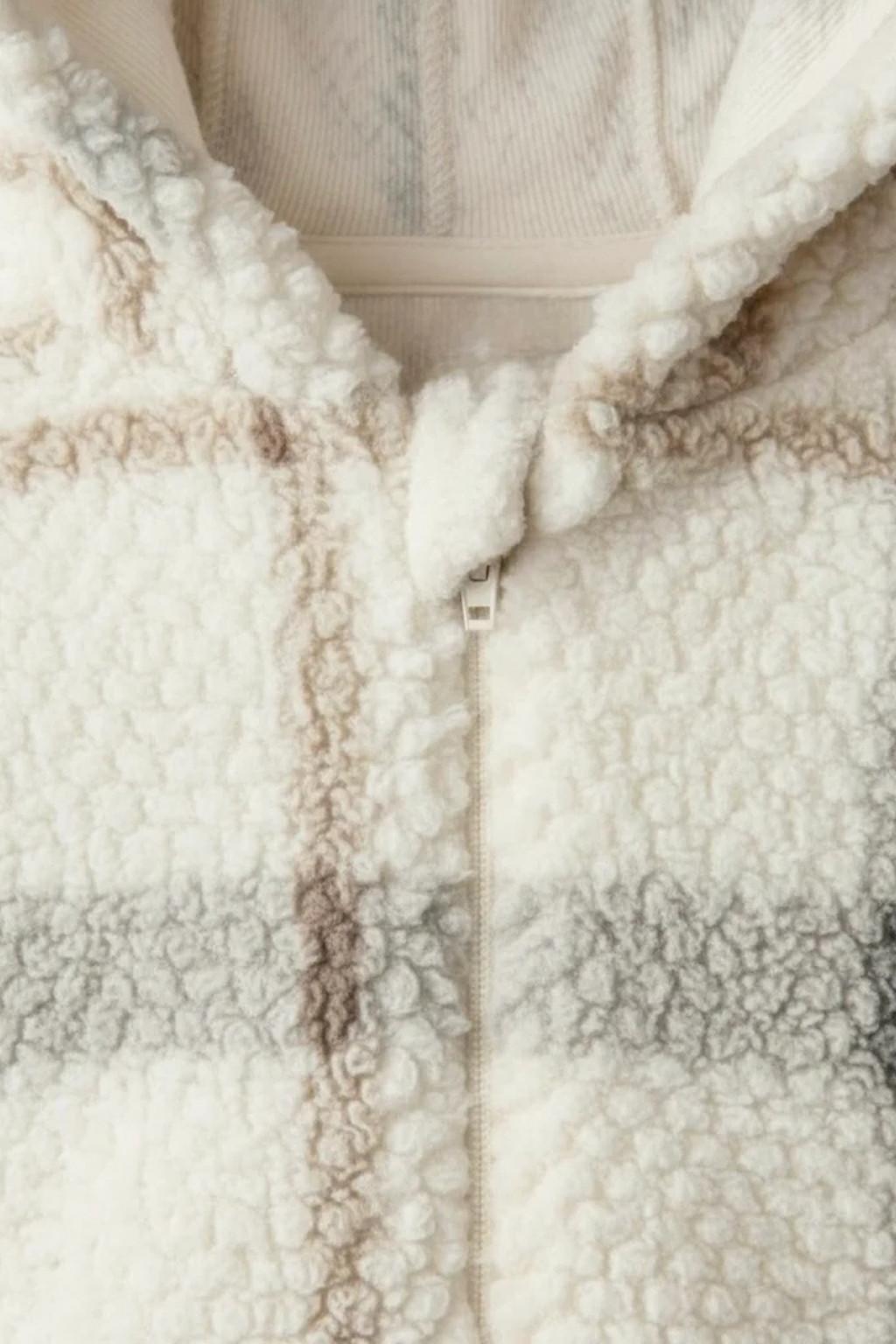 Erkek Bebek Peluş Kapüşonlu Tulum 3-12 Ay