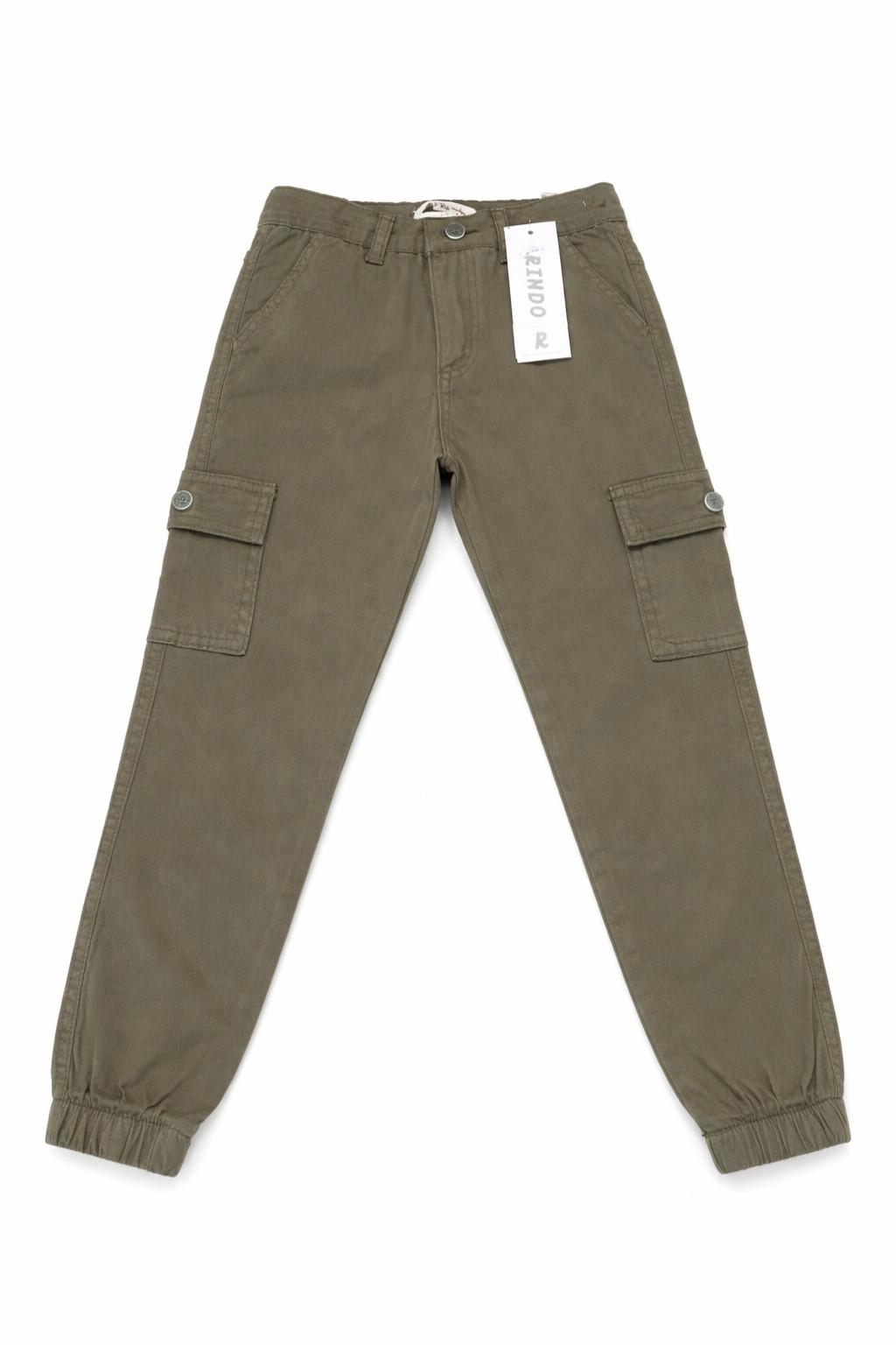 7-11 Yaş Erkek Çocuk Haki Kargo Pantolon