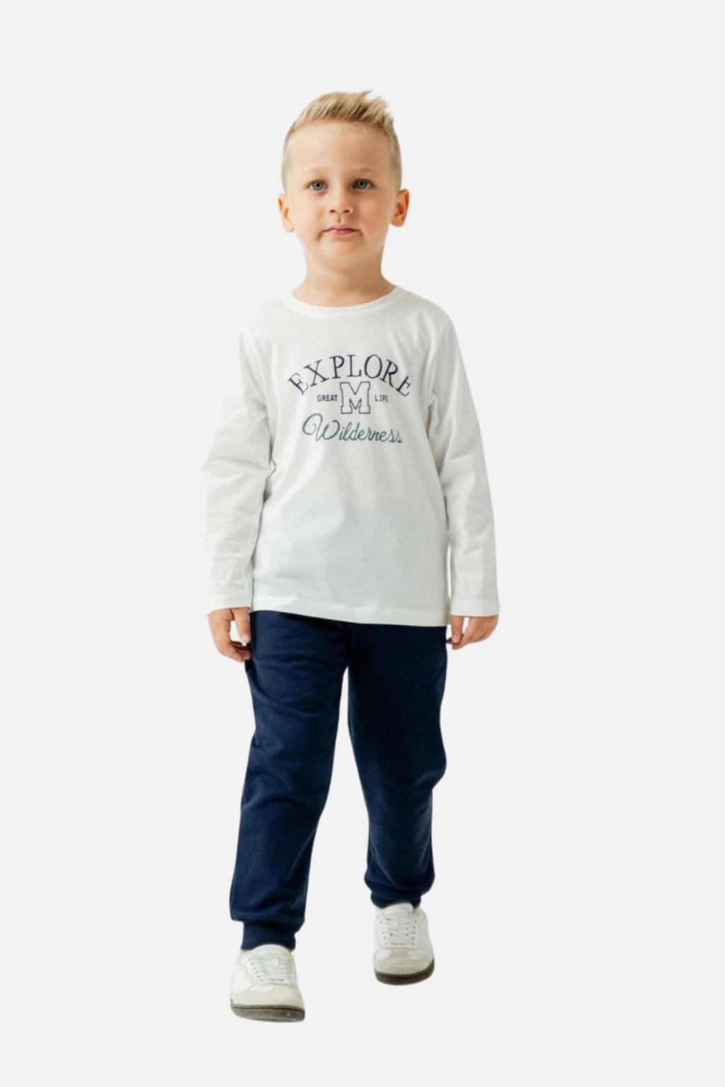 Ceketli 3’lü Erkek Çocuk Takım Lacivert (1-4 Yaş)