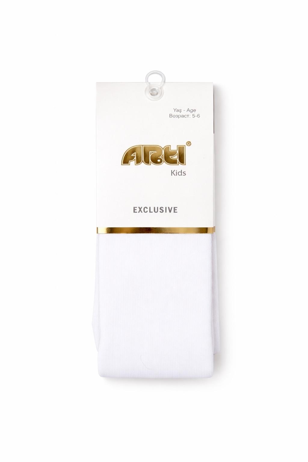 Kız Çocuk Beyaz Külotlu Çorap (1-6 Yaş)