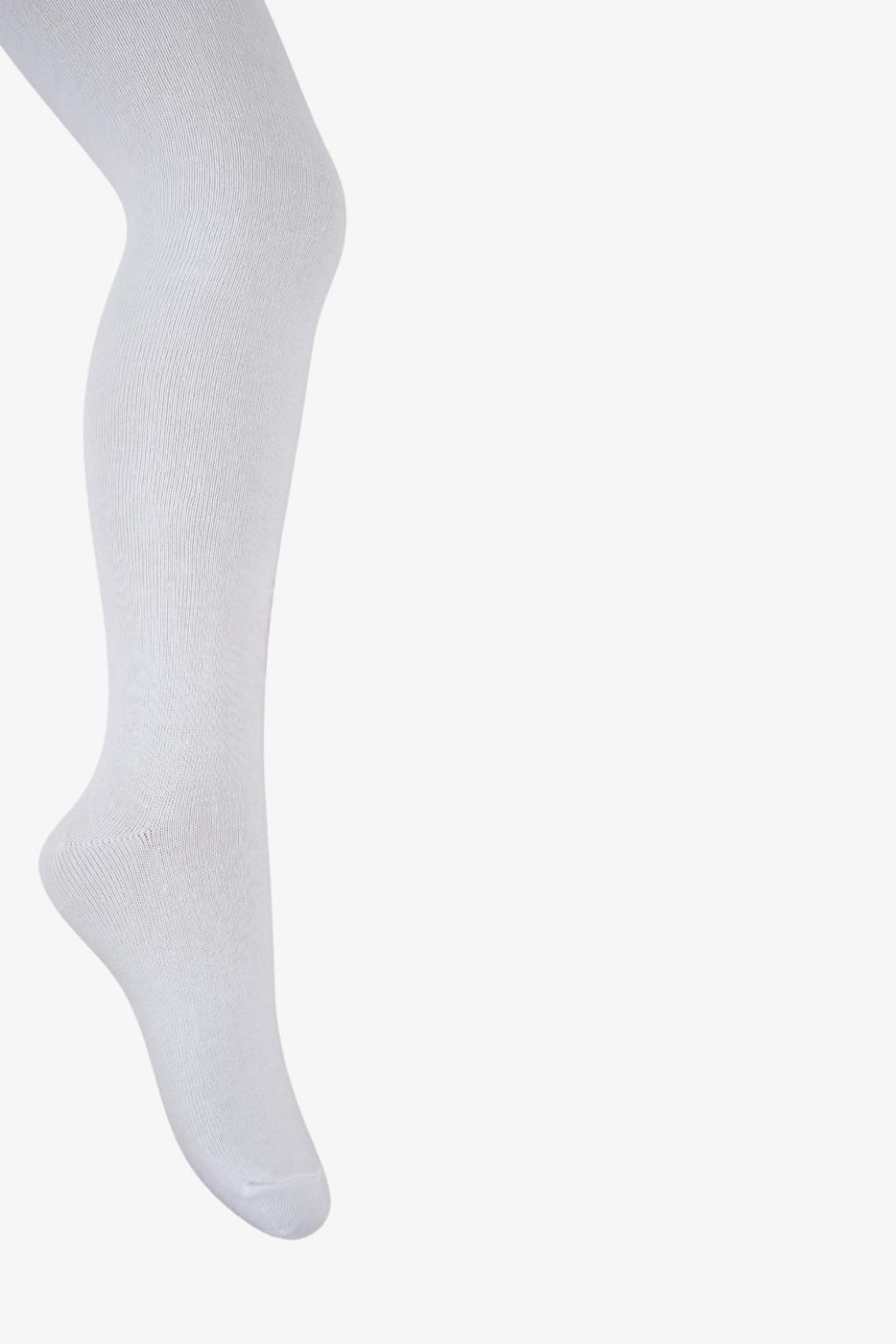 Kız Çocuk Beyaz Külotlu Çorap (7-12 Yaş)