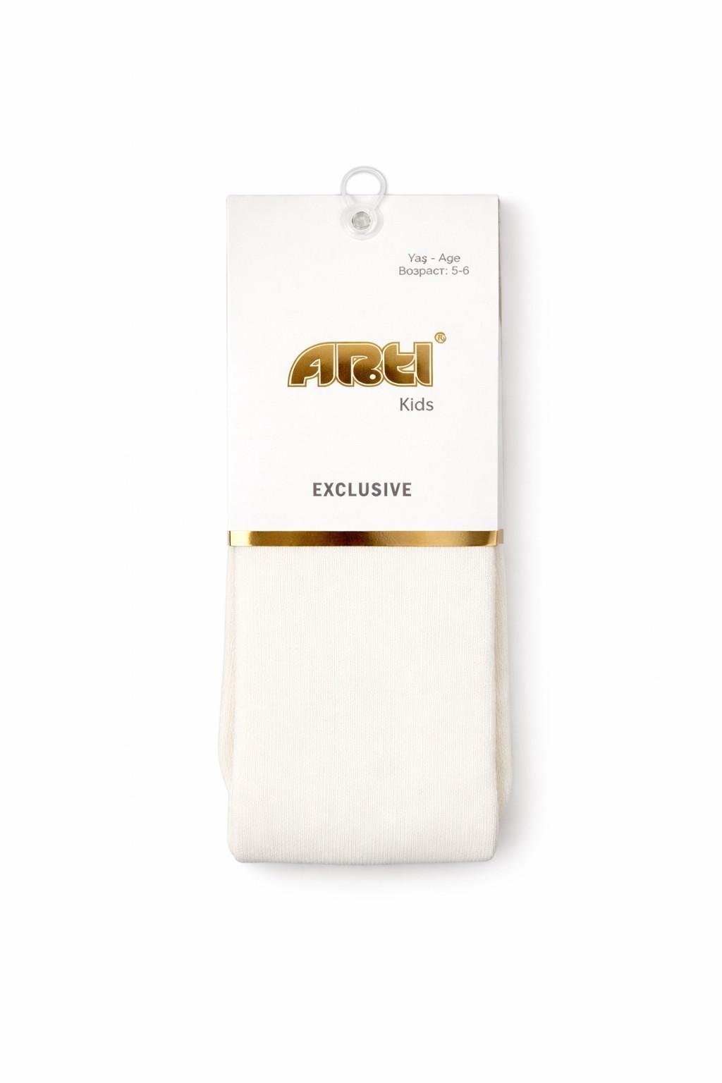 Kız Çocuk Krem Külotlu Çorap (7-12 Yaş)