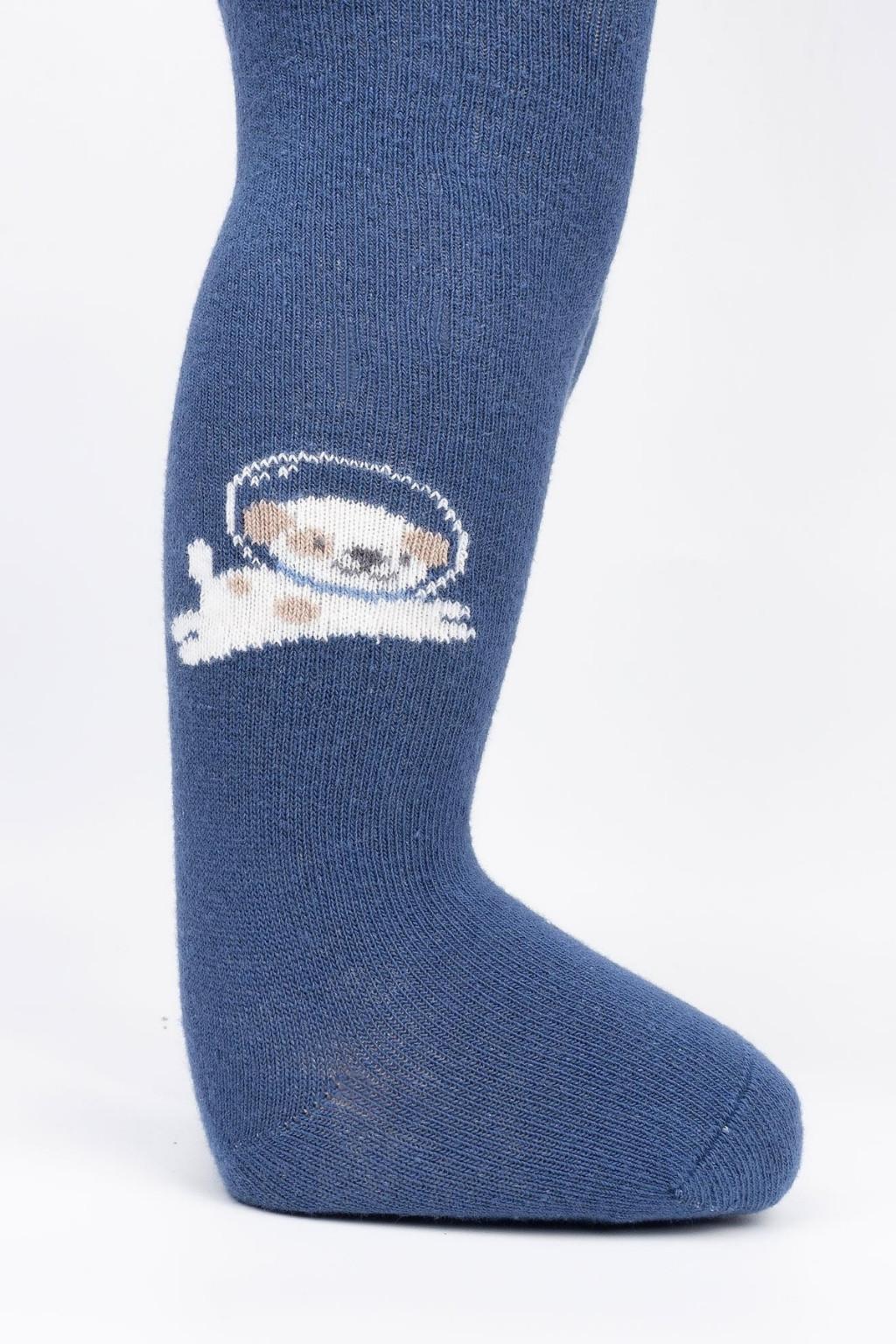 Rudy Erkek Bebek Külotlu Çorap Lacivert 0-18 Ay