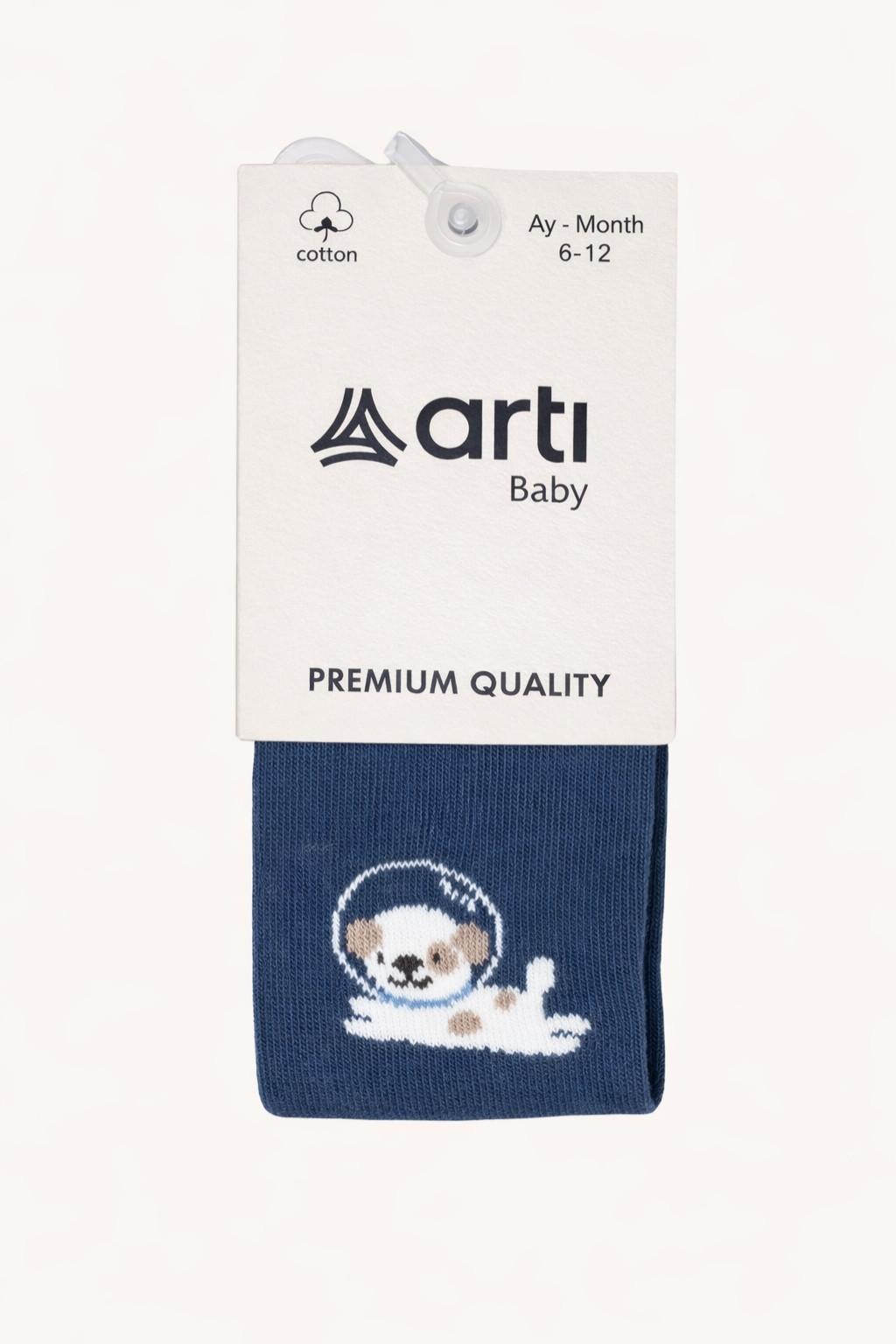 Rudy Erkek Bebek Külotlu Çorap Lacivert 0-18 Ay