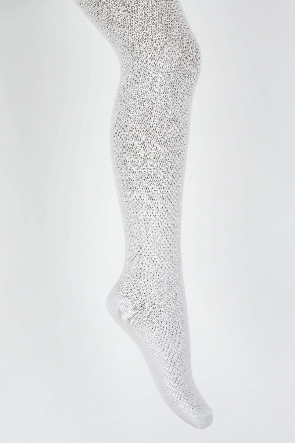 Lacoste Kız Çocuk Külotlu Çorap Beyaz 7-10 Yaş