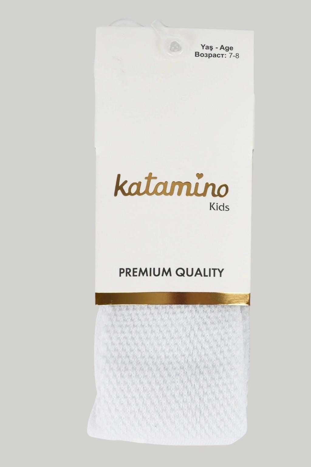 Lacoste Kız Çocuk Külotlu Çorap Beyaz 7-10 Yaş