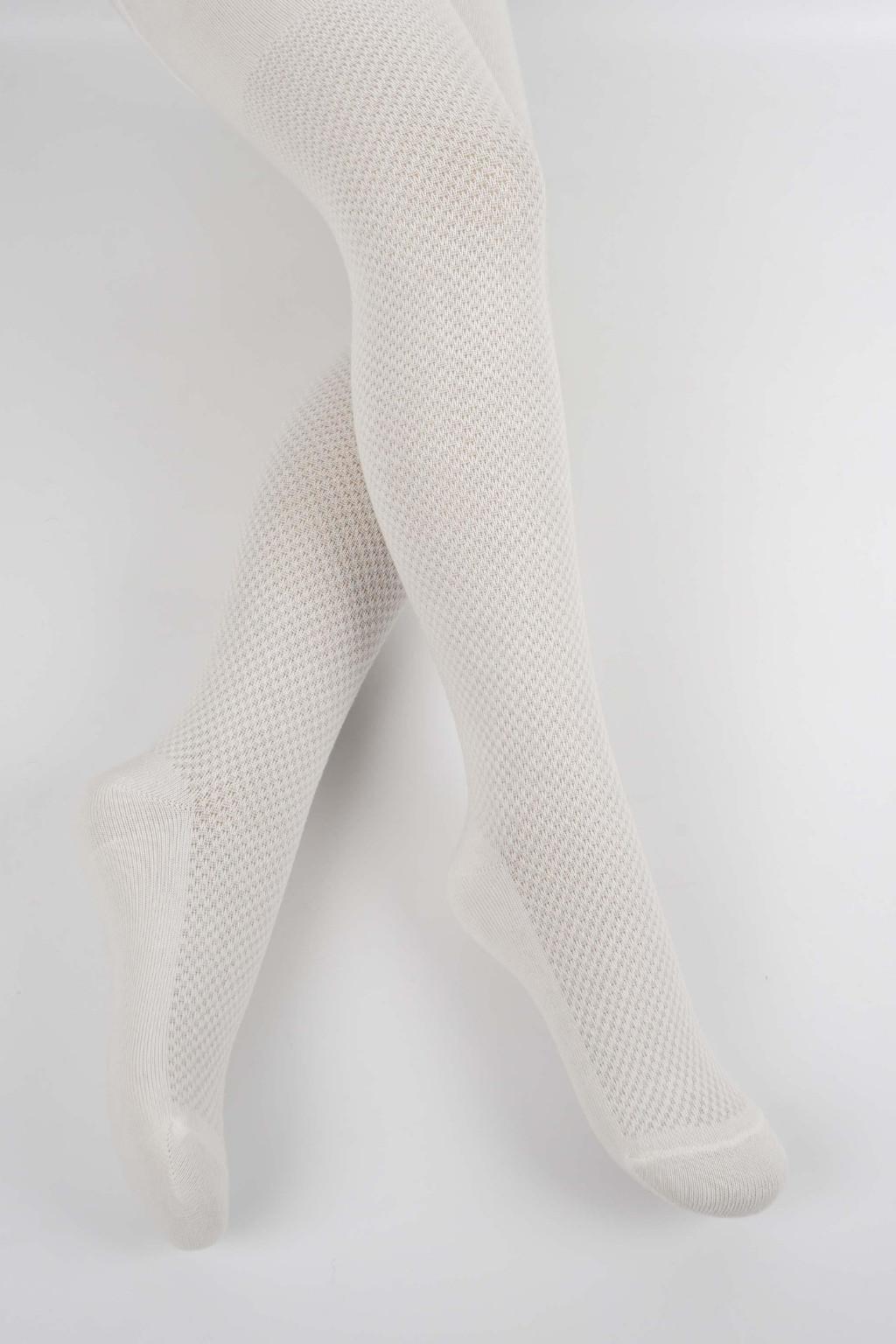 Lacoste Kız Çocuk Külotlu Çorap Krem 1-6 Yaş