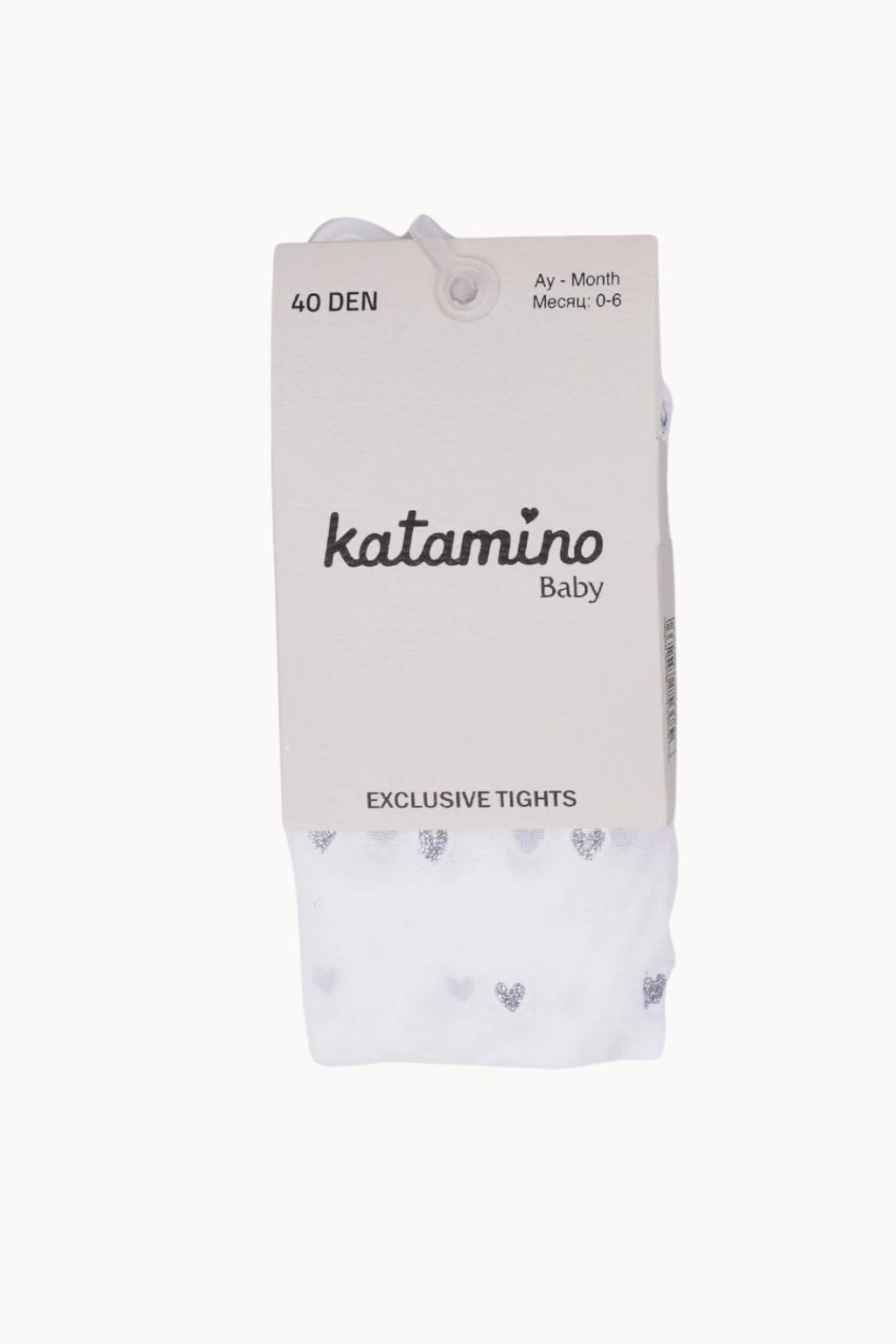 Tinki İnce Kız Bebek Külotlu Çorap Beyaz 0-18 Ay
