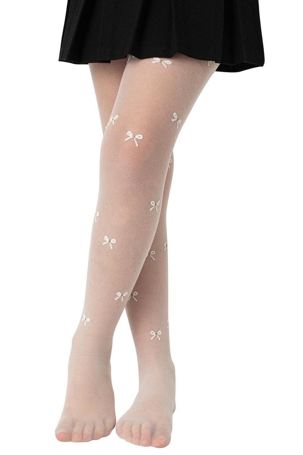 Kimbap Kız Çocuk İnce Külotlu Çorap Beyaz 1-12 Yaş