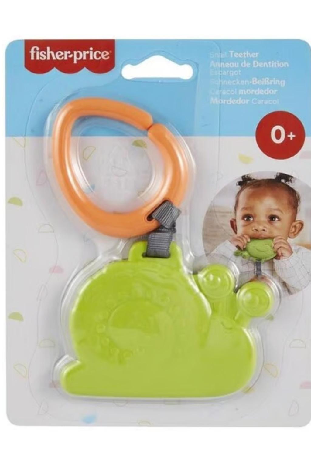 Bebek Silikon Diş Kaşıyıcı – Askılı Sevimli Salyangoz