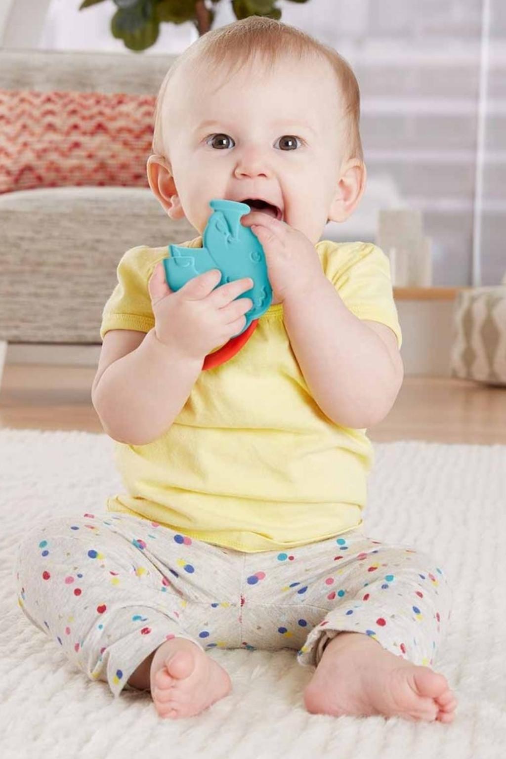 Bebek Silikon Diş Kaşıyıcı – Askılı Sevimli Fil