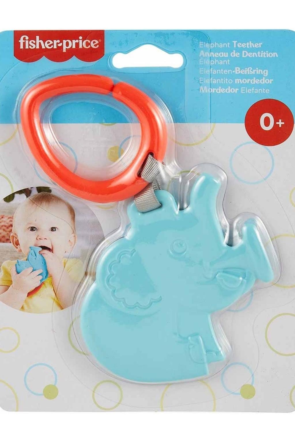 Bebek Silikon Diş Kaşıyıcı – Askılı Sevimli Fil